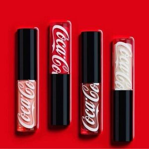 Coca Cola Lip Gloss Collection - Red, Brown, Cream